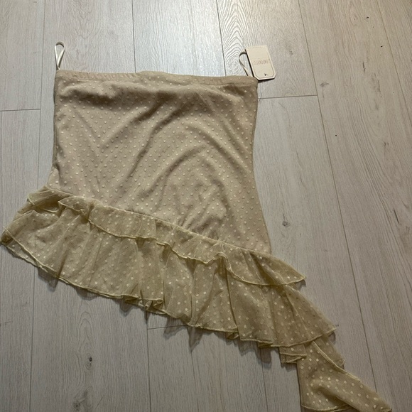 New London rose polka dot mesh skirt - Picture 1 of 4